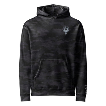 Phoenix Reborn Embroidered Heavyweight Hoodie | From The Ashes We Rise -XS Embroidered Hoodie - Sobervation