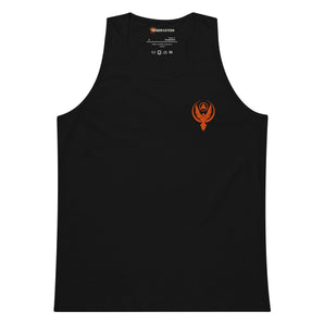 Phoenix Reborn Embroidered Tank Top | Men's Premium - Black / S | Sobervation