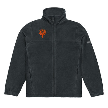 Phoenix Reborn Embroidered Unisex Columbia Fleece Jacket - Black / S | Sobervation