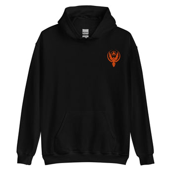 Phoenix Reborn Hoodie – Embroidered Left Chest - Black / S | Sobervation