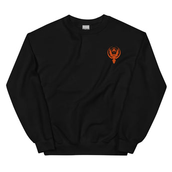 Phoenix Reborn Sweatshirt – Embroidered Left Chest - Black / S | Sobervation