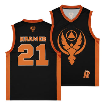 Phoenix Reborn Sober AF Custom Basketball Jersey - 2XS | Sobervation