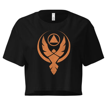 Phoenix Reborn – Women’s Crop Top - Black / XS | Sobervation