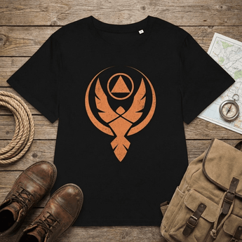 Phoenix Reborn Women's Organic Tee – Rise from the Ashes - Black / S | Sobervation