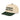 Progress Over Perfection 5 - Panel Mid - Profile Baseball Cap – Embroidered Recovery Mindset Hat - Dark Green/Natural 5 Panel Mid Profile Baseball Cap - Sobervation
