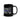"Progress Over Perfection" Black Glossy Mug - 11 oz Mug - Sobervation