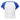 Progress Over Perfection Embroidered Women's Micro Rib Raglan Baby Tee - White /True Royal / M | Sobervation