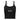 Progress Over Perfection Embroidered Women's Micro-Rib Tank Top - Solid Black Blend / XS | Sobervation