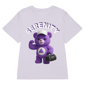 Purple Serenity Cub Organic Women's Tee - Lavender / S | Sobervation