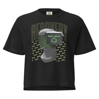 Reboot Complete - Women's Heavyweight Boxy Tee - S | Sobervation