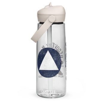 Recovery Mode Skeleton CamelBak® Water Bottle – 25 oz - Clear | Sobervation