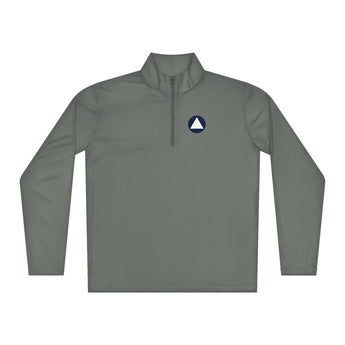 Recovery Mode Quarter Zip Pullover | Killing Time Not Brain Cells - Grey Concrete / XS | Sobervation