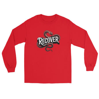 Recovery Snake Long Sleeve Tee – Sobriety Symbol Streetwear - S | Sobervation