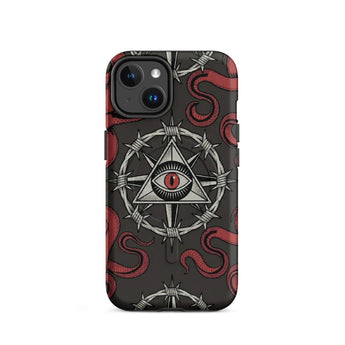 Recovery Snake iPhone Tough Case – Sobriety Symbol Pattern - iPhone 14 | Sobervation