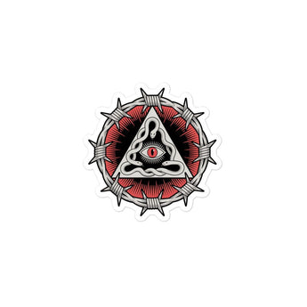 Recovery Snake Sobriety Symbol Sticker – Barbed Wire & Snakes - 3″×3″ | Sobervation