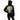 Recovery Turtle Hoodie – Embroidered Front + Back Print - Black Embroidered Hoodie - Sobervation