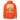 Recovery Turtle Hoodie – Embroidered Front + Back Print - Orange Embroidered Hoodie - Sobervation