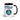 Rise Collection Mug with Color Inside – Inner Power in Every Sip - Blue Mug - Sobervation