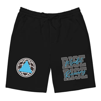 Rise Mindset Fleece Shorts – Men’s Recovery Activewear - Black / S | Sobervation