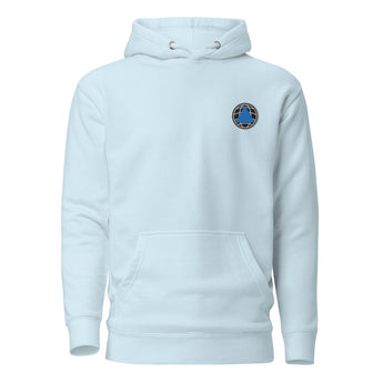 Rise Mindset Premium Hoodie – Embroidered Sobriety Symbol | Inner Power - Sky Blue / S | Sobervation