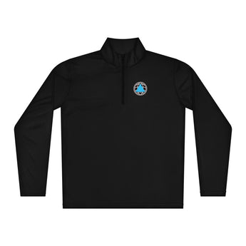 Rise Mindset Quarter-Zip Pullover – Lightweight Recovery Layer - Black / XS | Sobervation