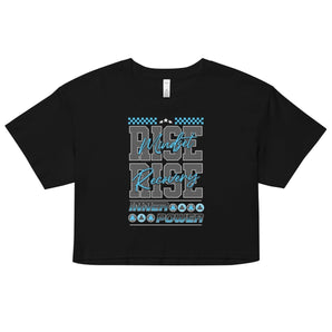 Rise Mindset Crop Top – Women's Recovery Activewear | Inner Power - XS | Sobervation