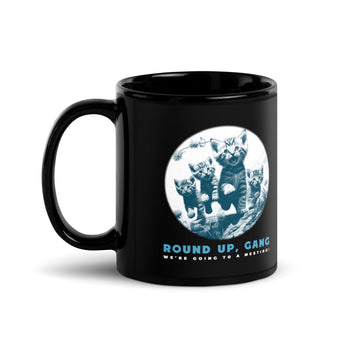 Round Up Gang We're Going to a Meeting Mug – Kitten Recovery Coffee Mug - 11 oz | Sobervation