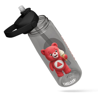 Ruby Serenity Cub CamelBak® Flip Straw Water Bottle – 25 oz - Charcoal | Sobervation