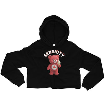 Ruby the Serenity Cub Crop Hoodie - Black / S | Sobervation