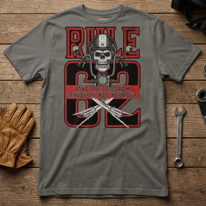 Rule 62 – Essential Unisex Tee - Charcoal / S | Sobervation