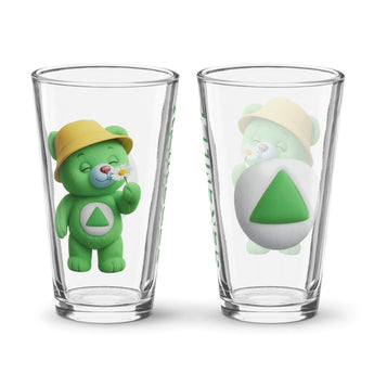 Sage Serenity Cub Pint Glass – 16 oz Shaker - Default Title | Sobervation