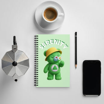 Sage Spiral Notebook – A Gentle Space to Grow - Default Title | Sobervation