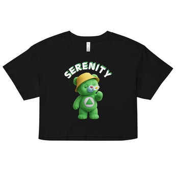 Sage the Serenity Cub Crop Tee - Black / XS | Sobervation