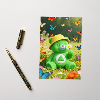 Sage the Serenity Cub Greeting Card – Peaceful Days Ahead - Default Title | Sobervation