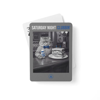 Saturday Night Clubbin' Poker Cards – Premium Custom Recovery Deck - Default Title | Sobervation