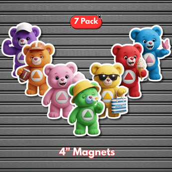 Serenity Cub Magnet Bundle – Complete Set of 7 (Save 40%) - Default Title | Sobervation