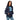 Skye Blue Serenity Cub Oversized Hoodie - Asphalt Oversized Graphic Print Hoodie - Sobervation