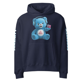 Skye Blue Serenity Cub Oversized Hoodie - Navy / S | Sobervation