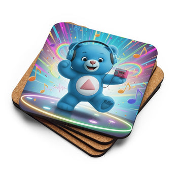 Skye the Serenity Cub Cork Coaster – Dance Like Nobody’s Judging - Default Title | Sobervation