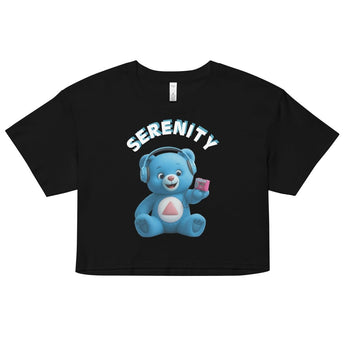 Skye the Serenity Cub Crop Tee - Black / XS | Sobervation