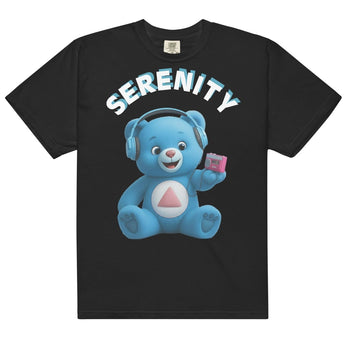 Skye the Serenity Cub Garment-Dyed Heavyweight Tee - Black / S | Sobervation