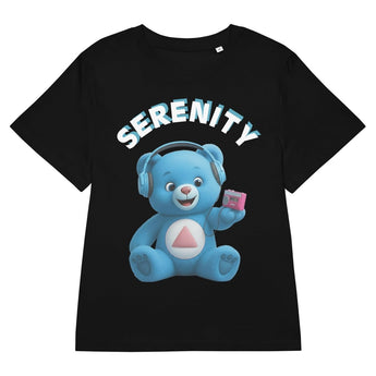 Skye the Serenity Cub Women's Organic Tee - Black / S | Sobervation