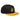 SOBER AF Embroidered Snapback – Collegiate Style Classic Cap - Gold / Black / Black Classic Snapback - Sobervation