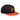 SOBER AF Embroidered Snapback – Collegiate Style Classic Cap - Orange / Black / Black | Sobervation