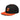 SOBER AF Embroidered Snapback – Collegiate Style Classic Cap - Orange / Black / Black | Sobervation