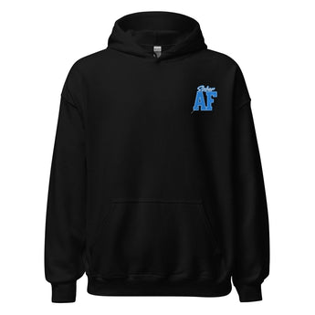 Sober AF Embroidered Unisex Hoodie - Black / S | Sobervation