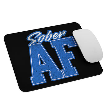 Sober AF Mouse Pad – Bold Recovery Desk Accessory - Default Title | Sobervation