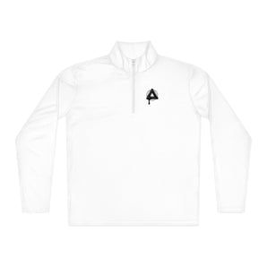 SOBER Black Label Quarter-Zip Pullover – Melting Symbol Activewear - White / XS | Sobervation