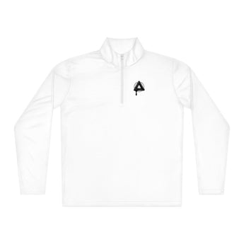 SOBER Black Label Quarter-Zip Pullover – Melting Symbol Activewear - White / XS | Sobervation