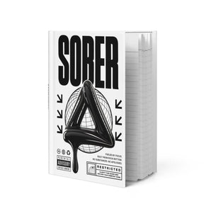SOBER Black Label Hardcover Journal – Melting Symbol Recovery Journal - Default Title | Sobervation